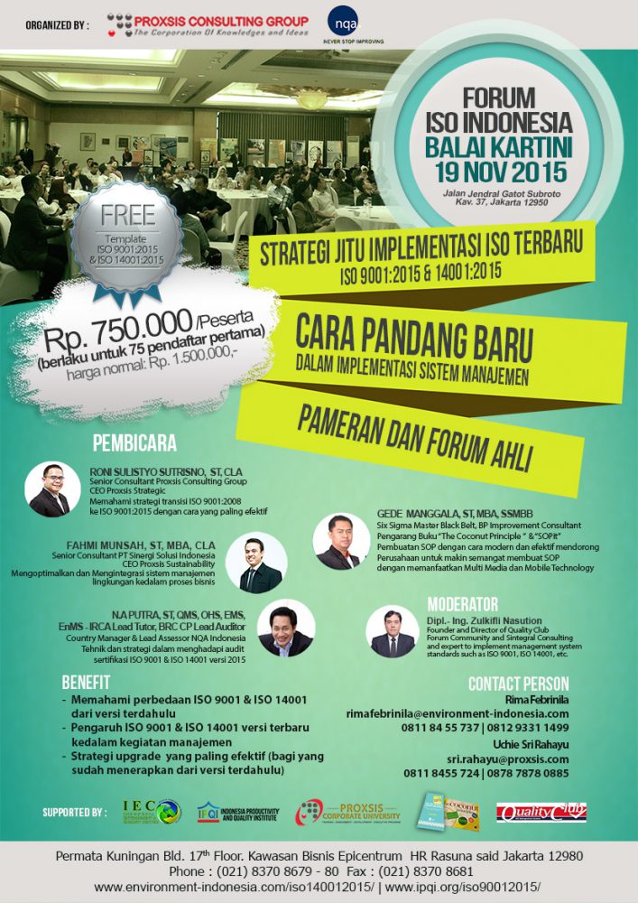 SEMINAR UPGRADING ISO 9001 - 2015 dan IS0 14001-Recovered,