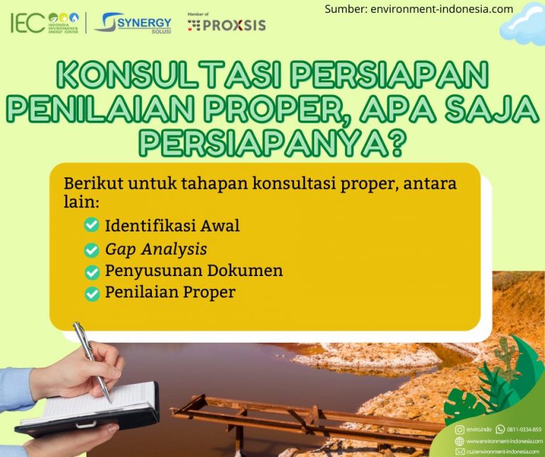 Konsultasi Persiapan Penilaian PROPER Hijau Emas - Indonesia