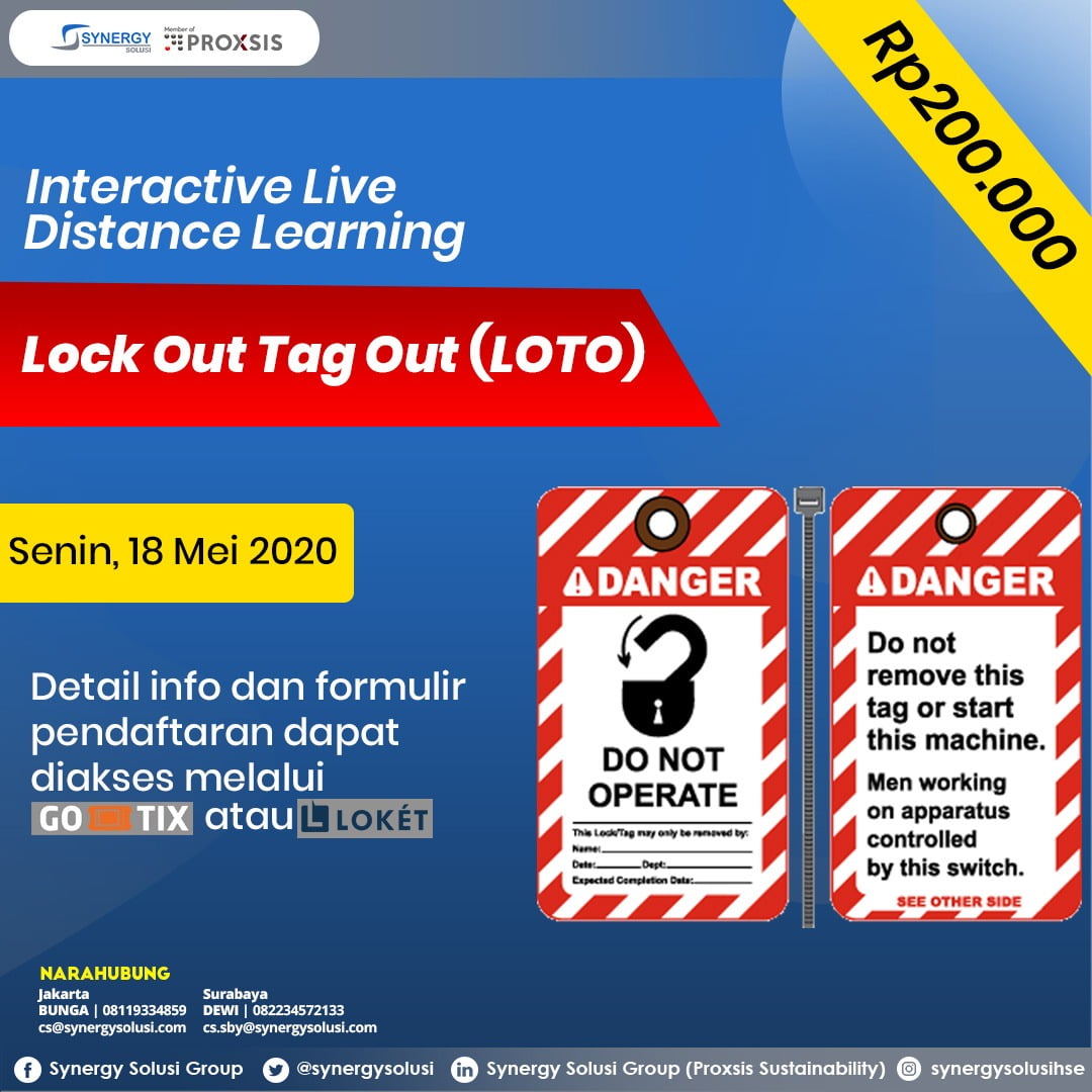 ILDL Lock Out Tag Out Indonesia Environment & Energy Center