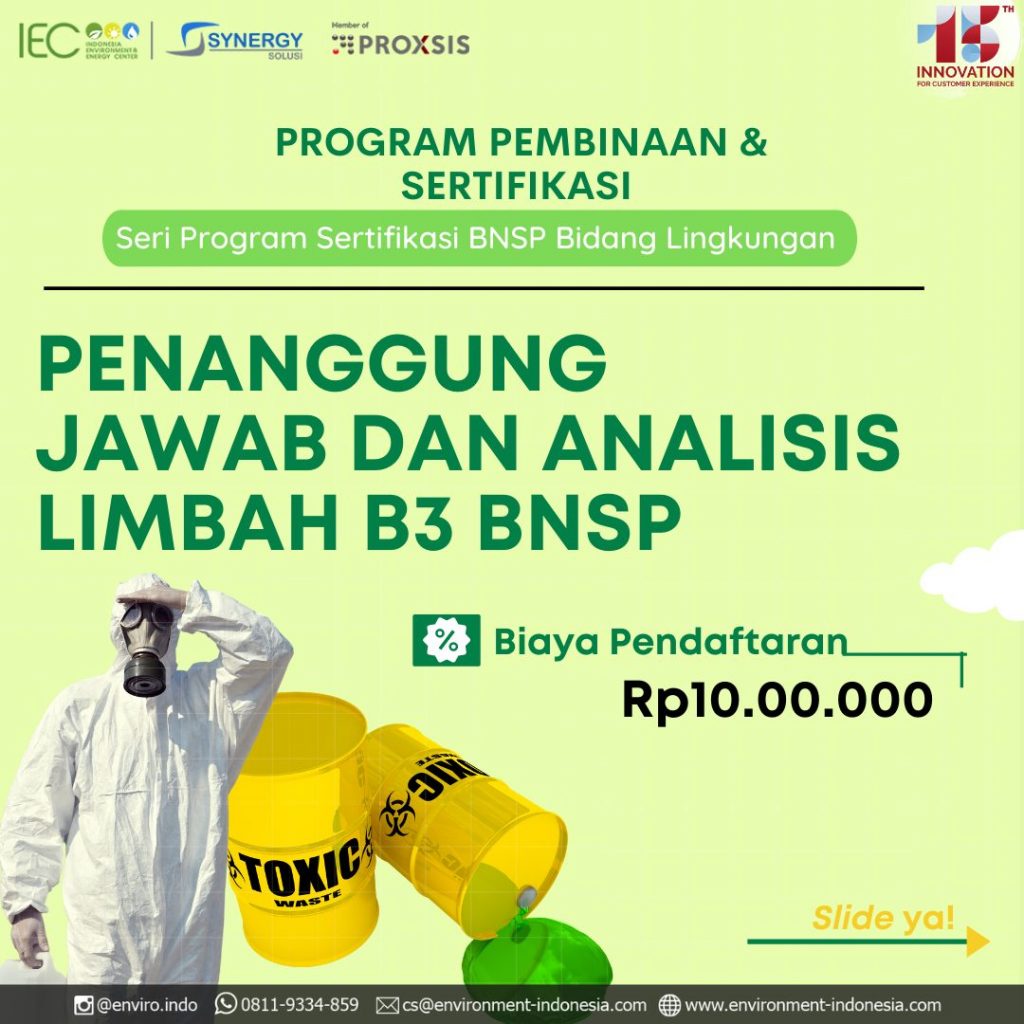 Training Pengelolaan Limbah B Indonesia Environment Energy Center Riset