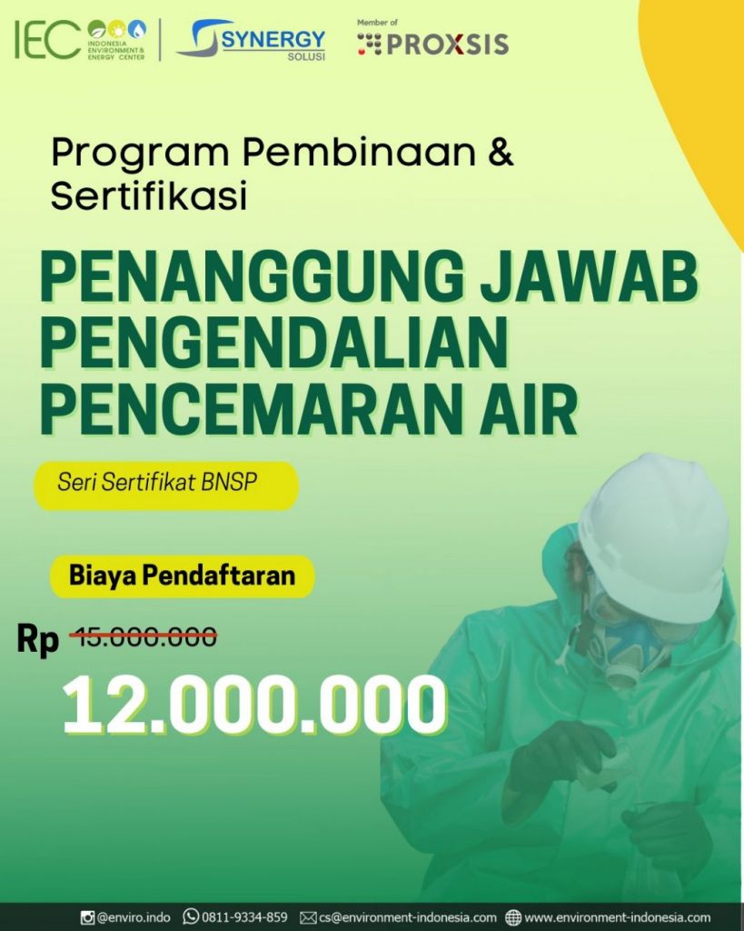 Pelatihan Dan Sertifikasi Penanggungjawab Pengendalian Pencemaran Air Hot Sex Picture