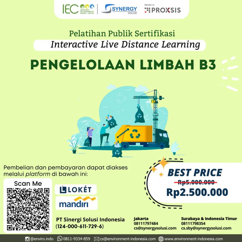 Pengelolaan Limbah B3 Non BNSP - Indonesia Environment & Energy Center