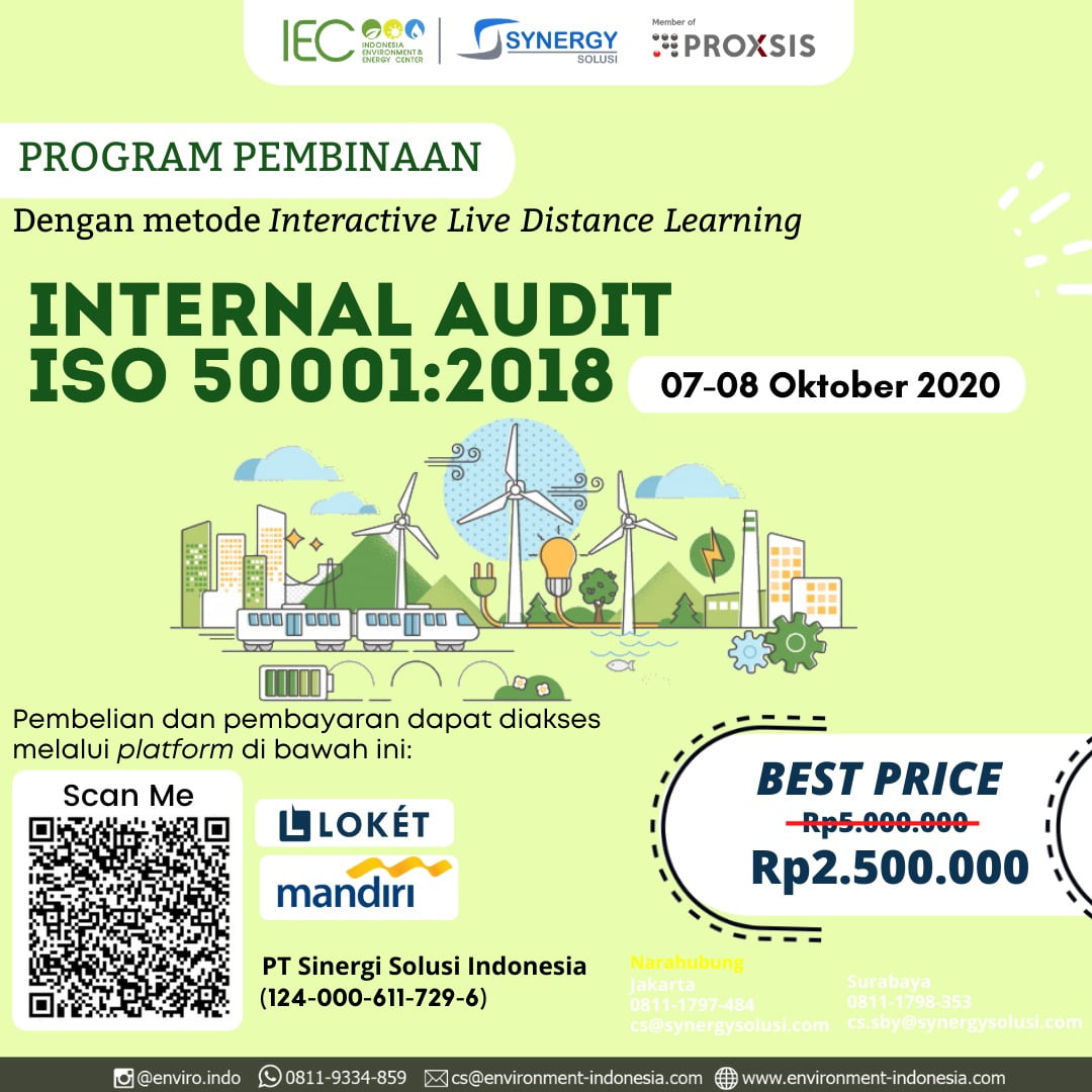 internal audit 50001 slider - Indonesia Environment & Energy Center
