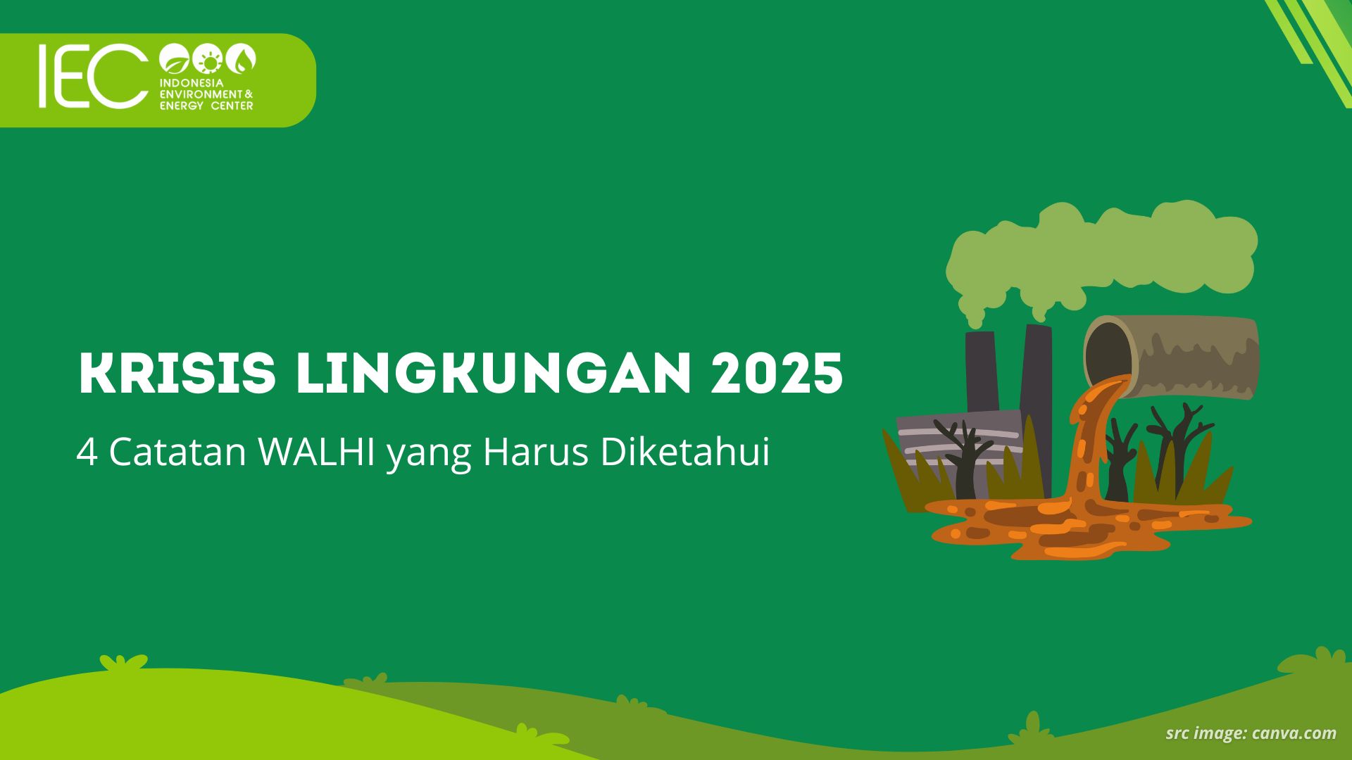 Krisis Lingkungan 2025: 4 Catatan WALHI yang Harus Diketahui