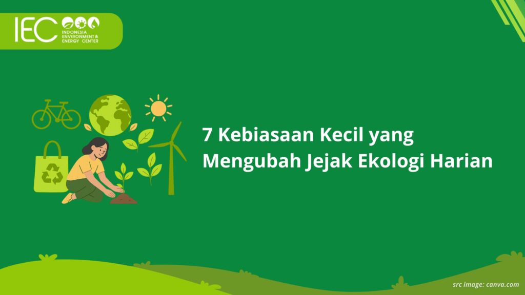 7 Kebiasaan Kecil yang Mengubah Jejak Ekologi Harian