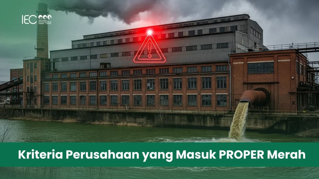 Ilustrasi PROPER Merah 2026 pada perusahaan industri