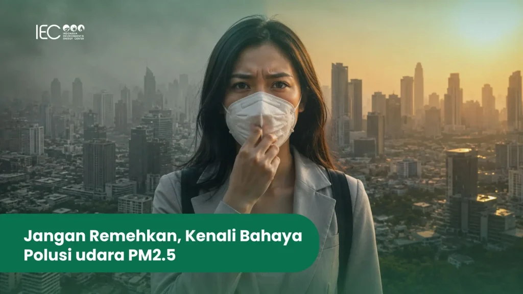 ilustrasi bahaya polusi udara dan partikel halus pm 25