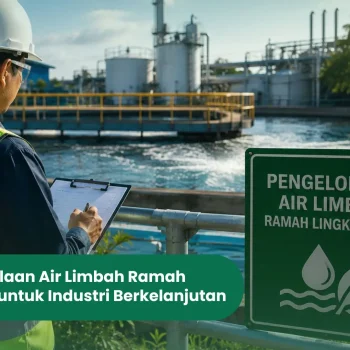 Fasilitas instalasi pengolahan air limbah industri modern