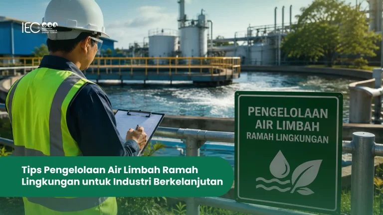 Fasilitas instalasi pengolahan air limbah industri modern